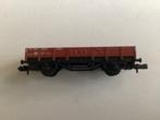 Fleischmann piccolo  8200.  DB platte wagen., Gebruikt, Gelijkstroom, Fleischmann, Wagon