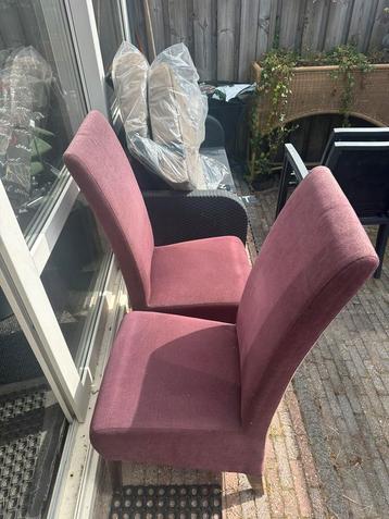 Eetkamerstoelen 5 stuks met hoge rug beschikbaar voor biedingen
