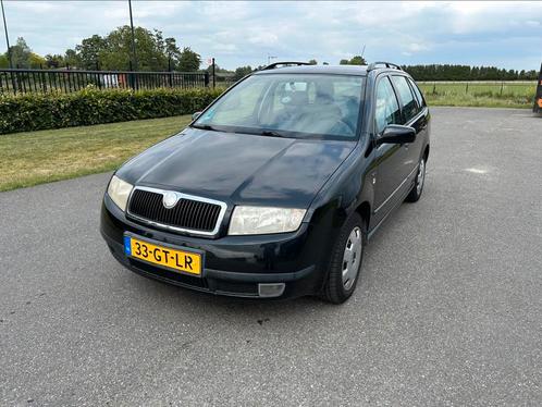 Skoda Fabia 1.4 Combi 50KW 2001 Zwart, Auto's, Skoda, Particulier, Fabia, Benzine, D, Stationwagon, Handgeschakeld, Origineel Nederlands