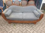 Antieke 2-zits Sofa met Strepen breedte 190 cm diepte 90 cm, Ophalen