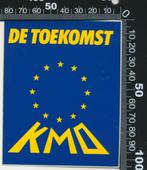 Sticker: KMO - De Toekomst, Verzamelen, Stickers, Ophalen of Verzenden
