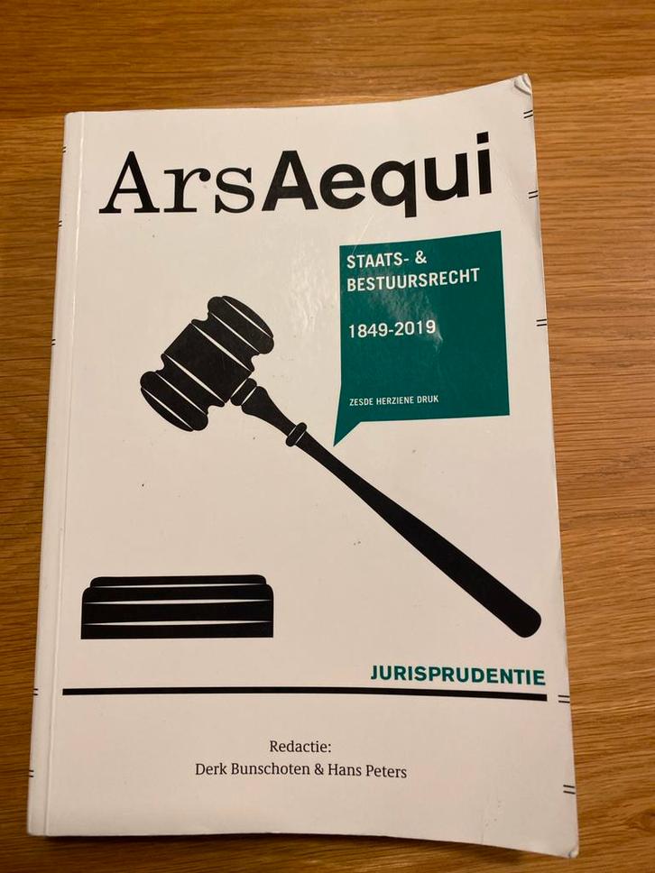 Ars Aequi Staats- & Bestuursrecht, Boeken, Studieboeken en Cursussen, Zo goed als nieuw, HBO, Gamma, Ophalen
