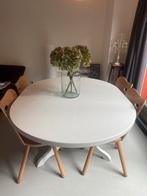 Ovale IKEA Eettafel, Ophalen, Gebruikt, 100 tot 150 cm, Vier personen