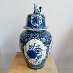 Dekselvaas, Delft, Royal Sphinx, Boch Belgium, distel, 40 cm, Antiek en Kunst, Ophalen of Verzenden