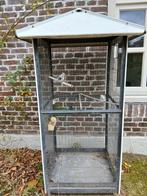 Mooie vogelkooi voliere, Dieren en Toebehoren, Vogels | Hokken en Kooien, Ophalen, Gebruikt, Metaal, Vogelkooi