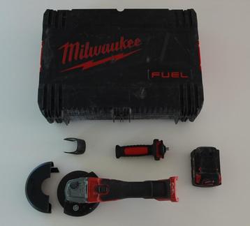 Milwaukee M18 FSAG125X Haakse Slijper Met Koffer beschikbaar voor biedingen