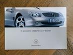 Folder Mercedes-Benz SL-klasse R230 Accessoires 2001, Zo goed als nieuw, Mercedes-Benz, Mercedes, Ophalen of Verzenden