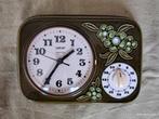 klok, kookwekker, Peter Transistor, keramiek, groen, retro., Ophalen of Verzenden, Gebruikt, Wandklok