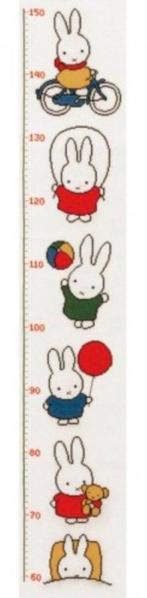 Nijntje groeimeter, Hobby en Vrije tijd, Borduren en Borduurmachines, Ophalen of Verzenden, Patroon