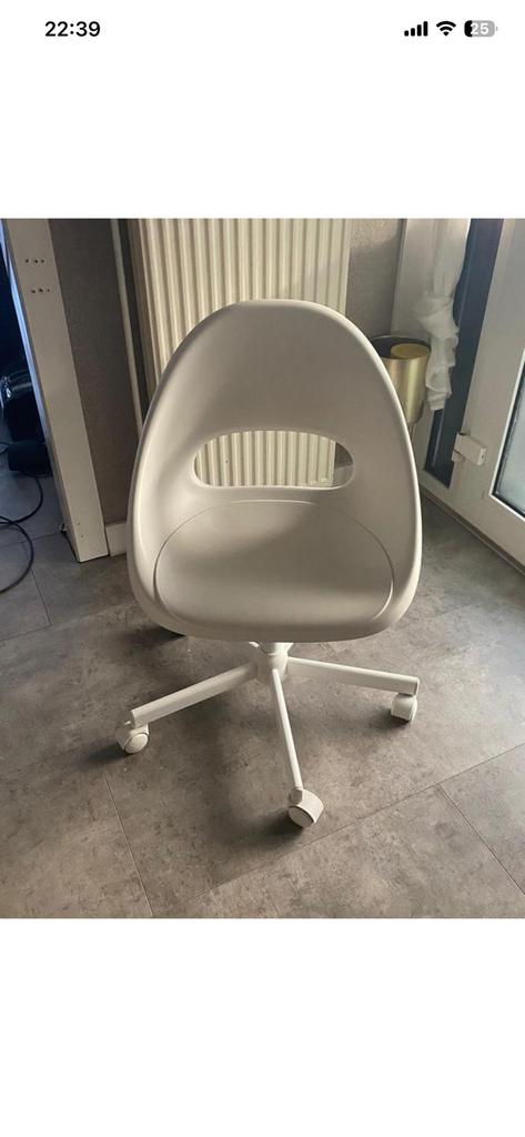 Bureaustoel ikea, Ophalen, Zo goed als nieuw, Wit