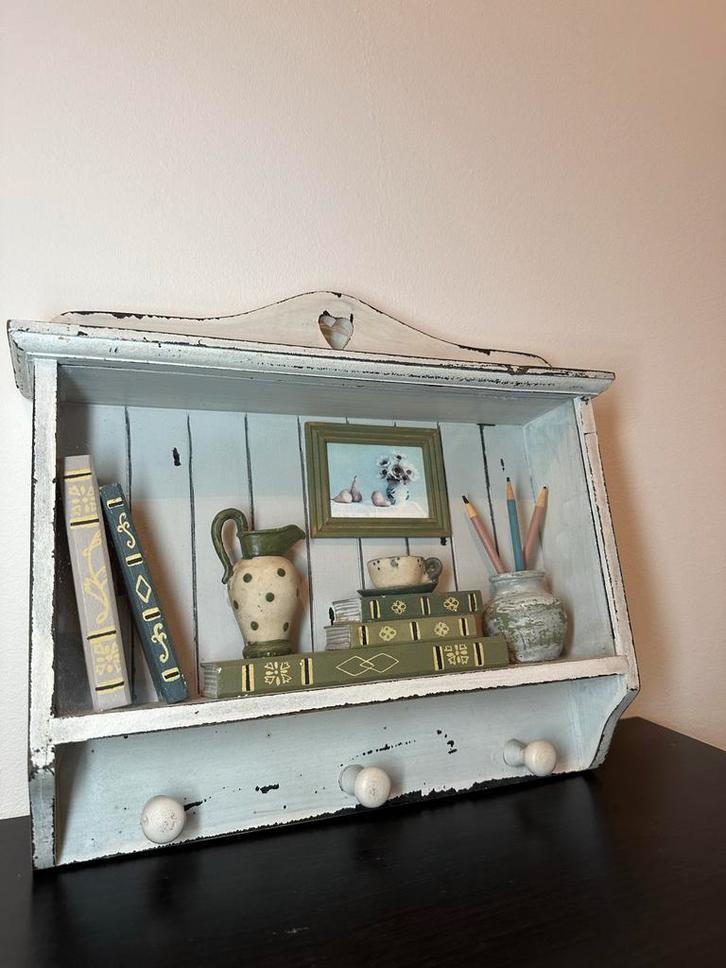 3D SCHILDERIJ - Kapstok | Sleutelhanger | Lijst | Miniaturen, Huis en Inrichting, Woonaccessoires | Kapstokken, Gebruikt, Wandkapstok