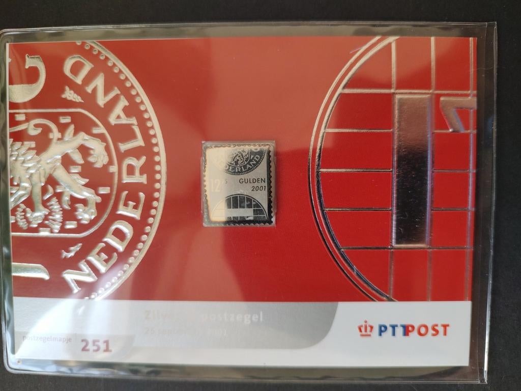 M251 nvph2009. Zilveren munt 2001, Ophalen of Verzenden