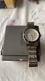 Gant Horloge, Sieraden, Tassen en Uiterlijk, Horloges | Heren, Overige merken, Gebruikt, Staal, Polshorloge