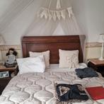 Spiegel eiken slaapkamer set, Ophalen, Gebruikt, Tweepersoons, Antiek