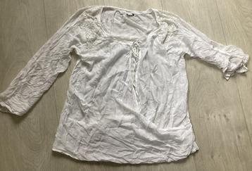 Witte Blouse met Kant - Maat XL van costes / the sting beschikbaar voor biedingen