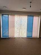 Ikea  paneelgordijnen 6 stuks +Rails, Blauw, Zo goed als nieuw, Minder dan 100 cm, 50 tot 100 cm