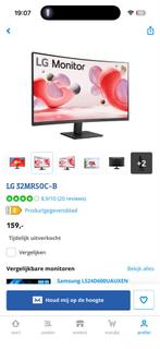 LG 32” Curved VA Monitor – Gloednieuw! (1x gebruikt), Computers en Software, Monitoren, Gaming, HDMI, Curved, VA