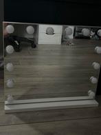 Hollywood spiegel met lampen, Ophalen, 100 tot 150 cm, Zo goed als nieuw, 75 tot 100 cm
