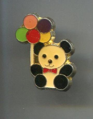PANDA beer met ballonnen PIN ( BLAD1_107 ) beschikbaar voor biedingen