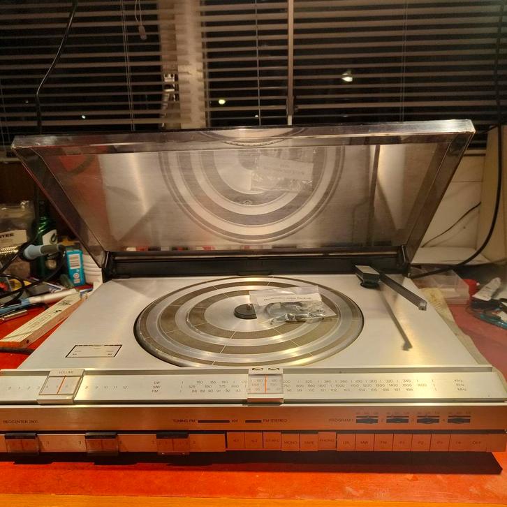 Bang & Olufsen Beocenter 2800 Platenspeler/Radio, Audio, Tv en Foto, Platenspelers, Gebruikt, Platenspeler, Overige merken, Automatisch