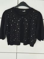 LOVE MOSCHINO VESTJE MAAT  38  z.g.a.n., Kleding | Dames, Tops, Verzenden, Zo goed als nieuw, Maat 38/40 (M), Zwart