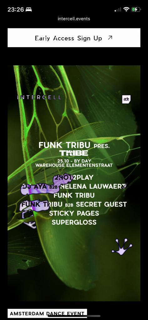 Funk Tribu intercell 4x, Tickets en Kaartjes, Evenementen en Festivals, Drie personen of meer