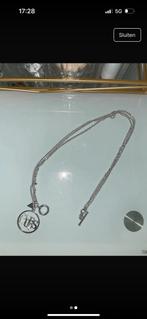 Guess ketting, Ophalen of Verzenden, Zo goed als nieuw, Zilver, Met strass