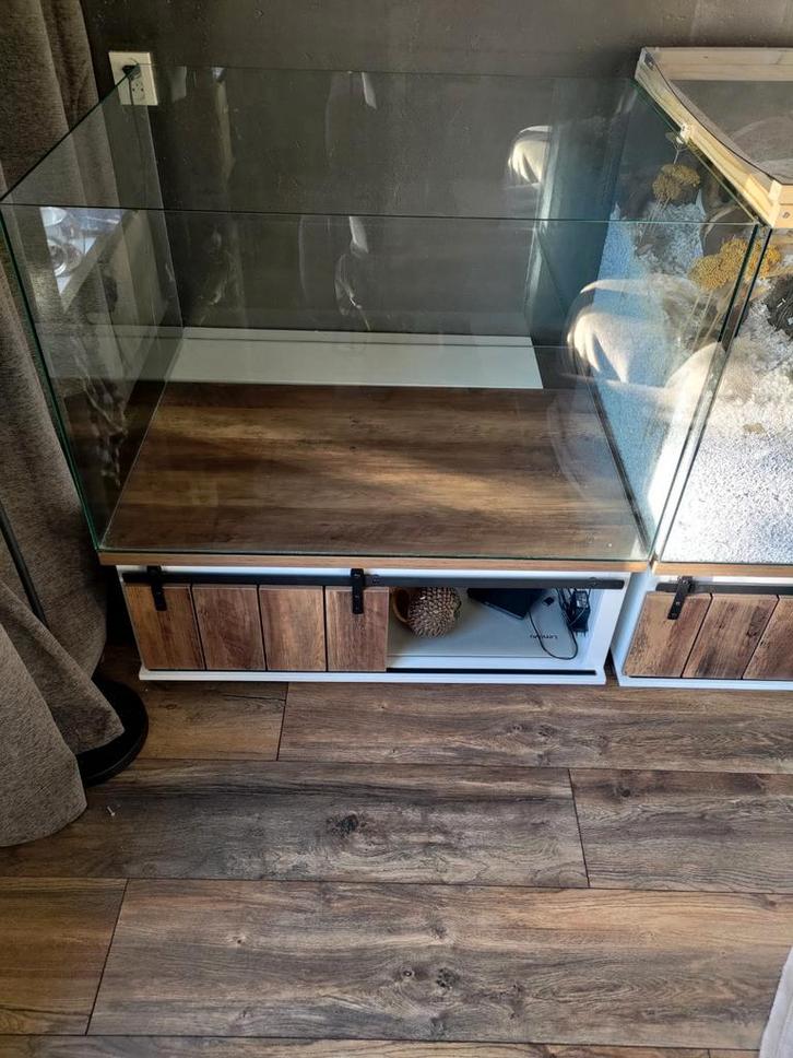 Aquarium te koop met toebehoren/ hamsterkooi, Dieren en Toebehoren, Knaagdieren en Konijnen | Hokken en Kooien, Zo goed als nieuw