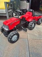 Traptractor met aanhanger, Kinderen en Baby's, Speelgoed | Buiten | Skelters, Ophalen, Zo goed als nieuw, Overige merken