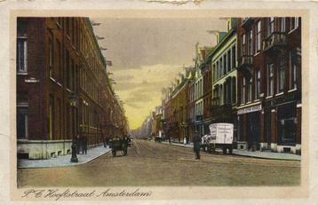 P.C. Hoofdstraat Amsterdam. - kar volk - 1926 gelopen beschikbaar voor biedingen