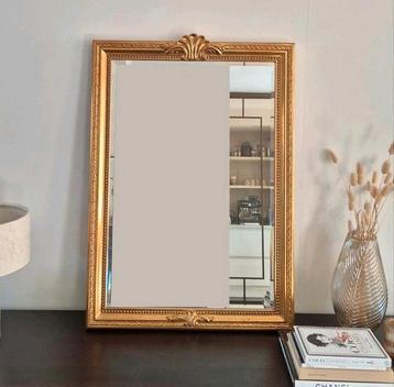 Gouden Vintage Spiegel | 98x68cm Goud DeKnudt beschikbaar voor biedingen