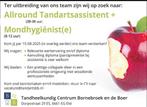 Vacature mondhygiënist (e) 8-12 uur, Vacatures, Tot en met 24 uur, HBO, Vast contract