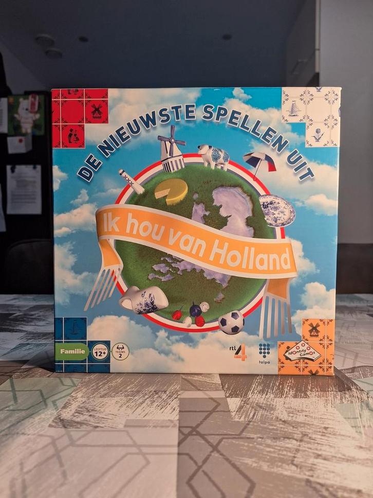 Ik Hou Van Holland - Compleet Nieuw!, Hobby en Vrije tijd, Gezelschapsspellen | Bordspellen, Nieuw, Ophalen of Verzenden