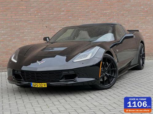 Chevrolet USA Corvette 6.2 Stingray Z51 3LT Targa - Leder -, Auto's, Chevrolet, Bedrijf, Te koop, Corvette, ABS, Achteruitrijcamera