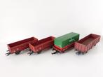 5x goederenwagen Fleischmann/ Liliput/ Roco gebruikt H0, Gebruikt, Gelijkstroom, Fleischmann, Wagon
