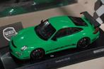 1:18 PORSCHE 911 GT3 RS 2007 green black Minichamps WRH, Verzenden, Zo goed als nieuw, Auto, MiniChamps