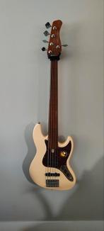Sire V5 fretless -Vintage White Z.G.A.N., Muziek en Instrumenten, Snaarinstrumenten | Gitaren | Bas, Ophalen, Zo goed als nieuw