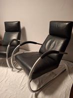 2 Label Gerard v/d Berg Speedster Design stoelen, Huis en Inrichting, Fauteuils, Ophalen, Gebruikt, 100 tot 125 cm, Metaal