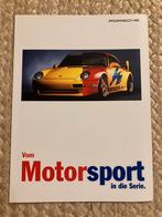 Porsche Motorsport brochure met 911 993 1/96, Boeken, Auto's | Folders en Tijdschriften, Porsche, Ophalen of Verzenden