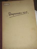 Impressies 1945, Verzamelen, Verzenden, Overige soorten, Nederland, Boek of Tijdschrift