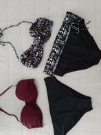2 bikini's van Beachwave., Bikini, Ophalen of Verzenden, Zo goed als nieuw, Zwart