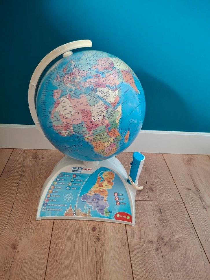 Interactieve Wereldbol Clementoni - Educatief Speelgoed, Kinderen en Baby's, Speelgoed | Educatief en Creatief, Gebruikt, Ontdekken
