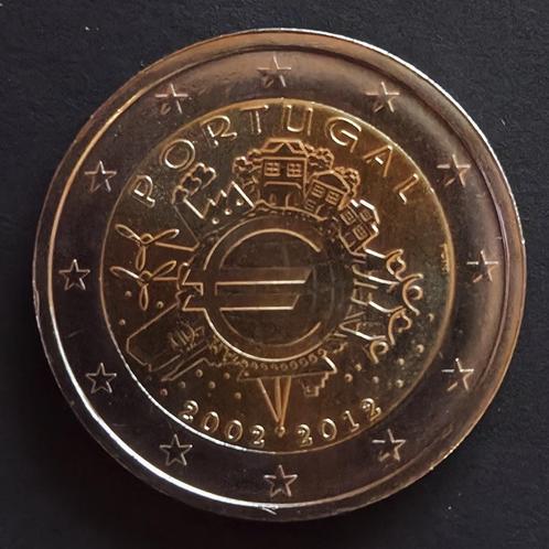 Portugal 2012: 10 jaar EURO, Postzegels en Munten, Munten | Europa | Euromunten, Losse munt, 2 euro, Portugal, Ophalen of Verzenden
