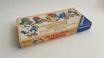De Sportieve Smurfen, vintage houten puzzels in doos. 7B14, Kinderen en Baby's, Speelgoed | Kinderpuzzels, Tweedehands verkoop