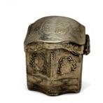 18e eeuws zilveren lodereindoosje J Kooiman Schoonhoven 1887, Antiek en Kunst, Ophalen of Verzenden