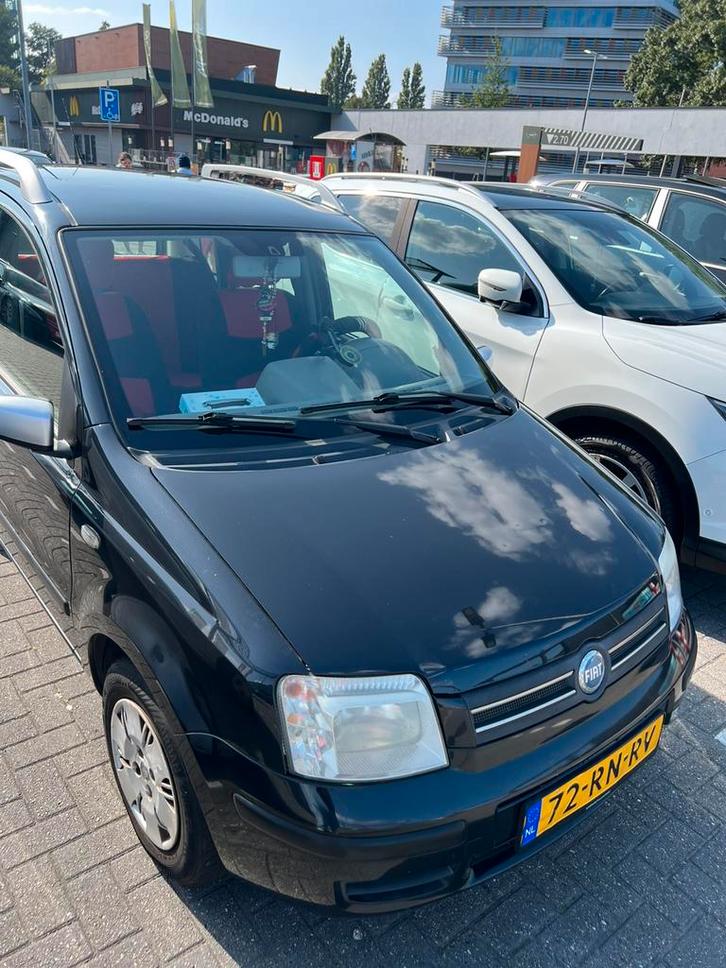 Fiat Panda 1.2 2005 Zwart, Auto's, Fiat, Particulier, Panda, Benzine, C, Hatchback, Handgeschakeld, Origineel Nederlands, Zwart