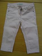 Roze en witte stretch jeans capri maat 128, Kinderen en Baby's, Meisje, Gebruikt, Ophalen of Verzenden, Broek