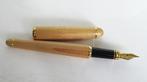 Houten vulpen met vergulden pen punt., Verzamelen, Pennenverzamelingen, Ophalen of Verzenden, Zo goed als nieuw, Vulpen, Overige merken