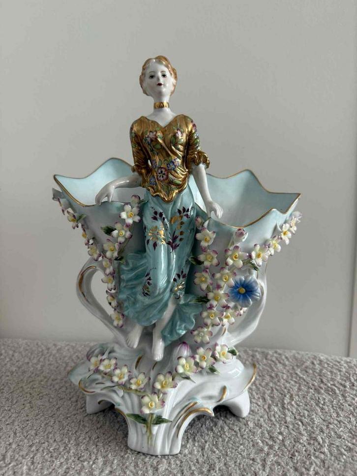 Meissen Porseleinen Vaas, Antiek en Kunst, Antiek | Keramiek en Aardewerk, Ophalen