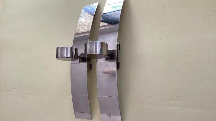 Deens design wandkaarshouders, vintage, Huis en Inrichting, Overige Huis en Inrichting, Zo goed als nieuw, Ophalen of Verzenden